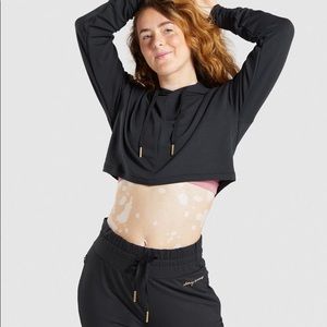 Gymshark Whitney Simmons recover crop hoodie